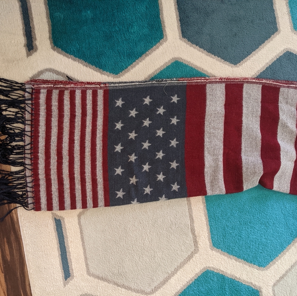 American flag scarf